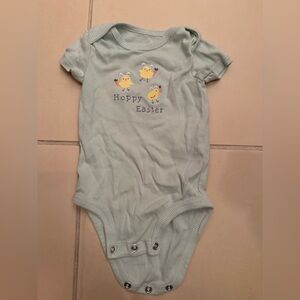 Carter's Light Green Hoppy Easter Bodysuit